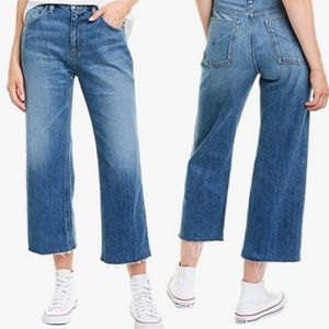 Hudson Sloane Extreme Baggy High Rise Cropped Jeans